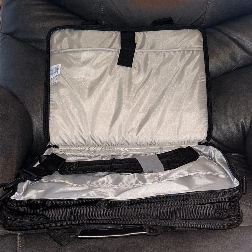 Lands' End Black Men's Laptop Briefcase